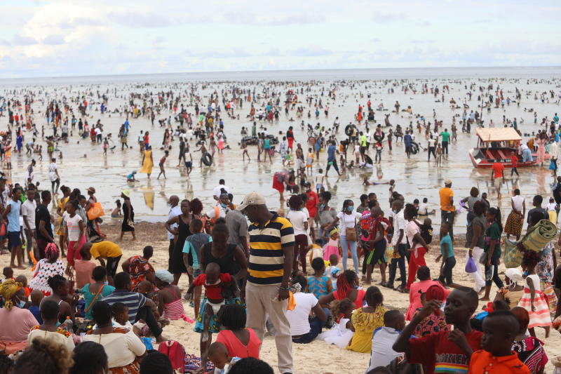 Tourists troop to Mombasa