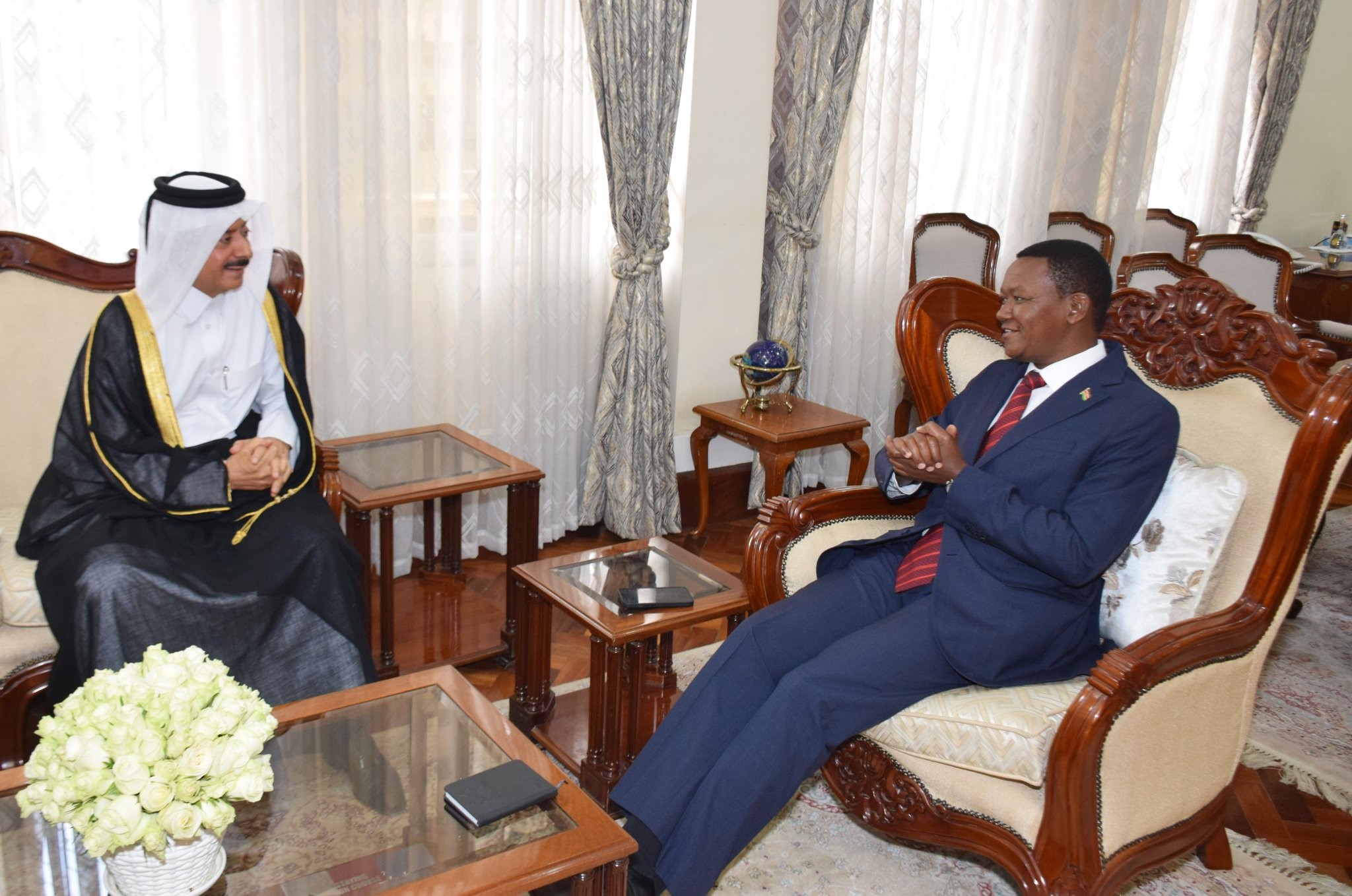 Cs Mutua Holds Fruitful Discussion With Us Ambassador, Qatar Ambassador And Dg Unon