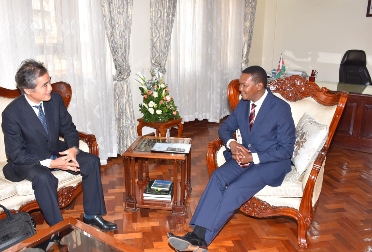Cs Mutua Meets With Japanese Special Envoy For Horn Of Africa
