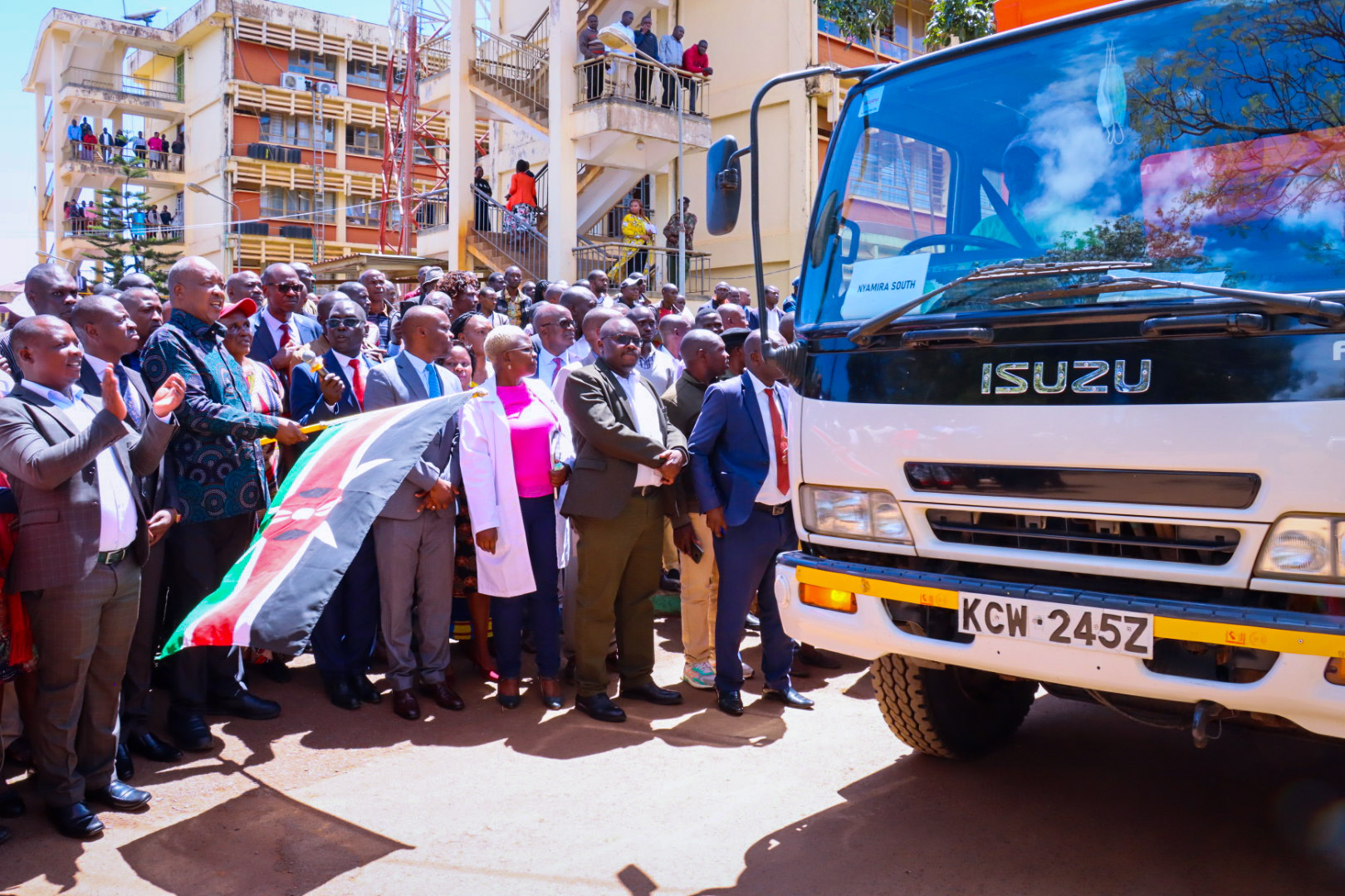 Nyaribo flags off medical supplies worth Sh31 million