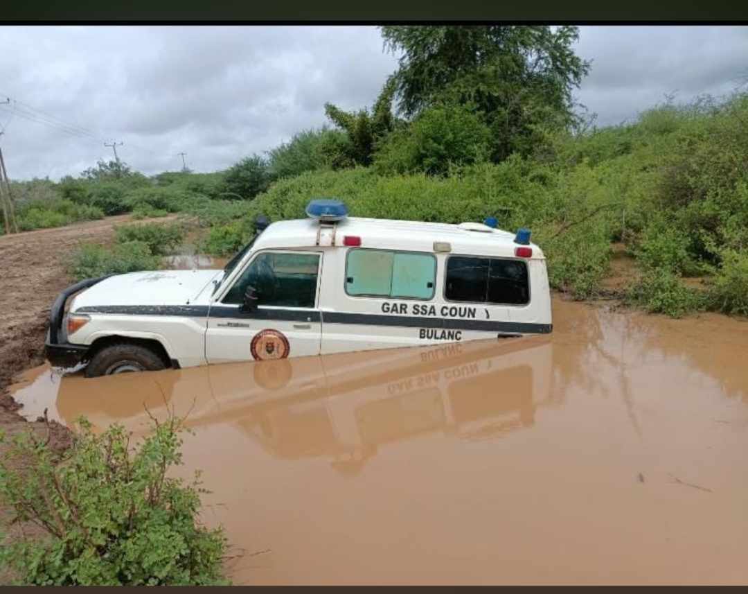 Heavy rainfall cut off transport in Ijara, Garissa county